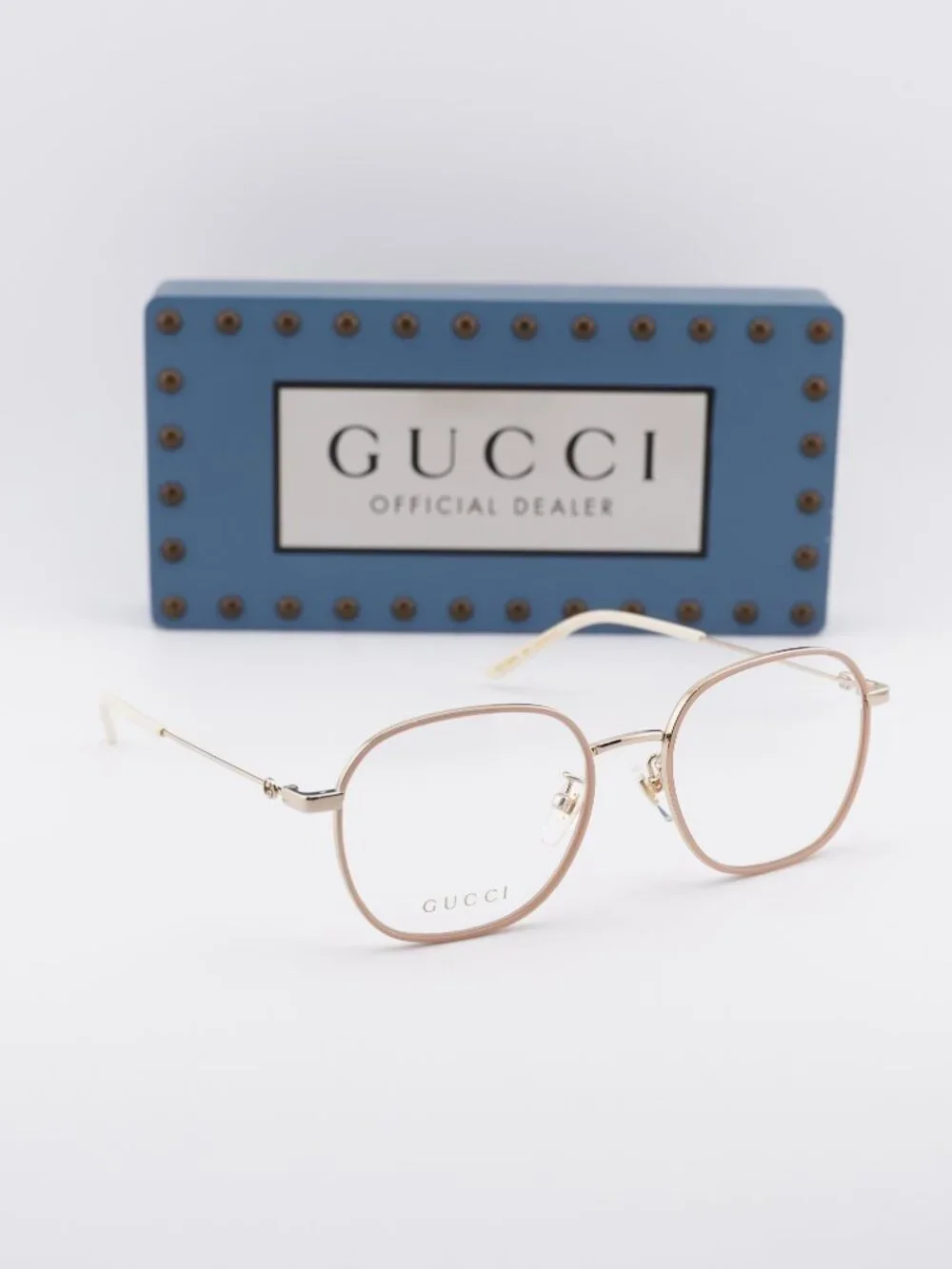 Gucci GG1198OA 002 Women Round Eyeglasses - Gold 53mm